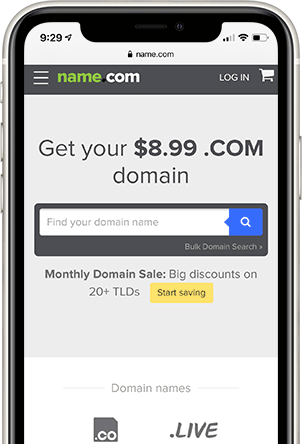 Name.com Mobile Strategy